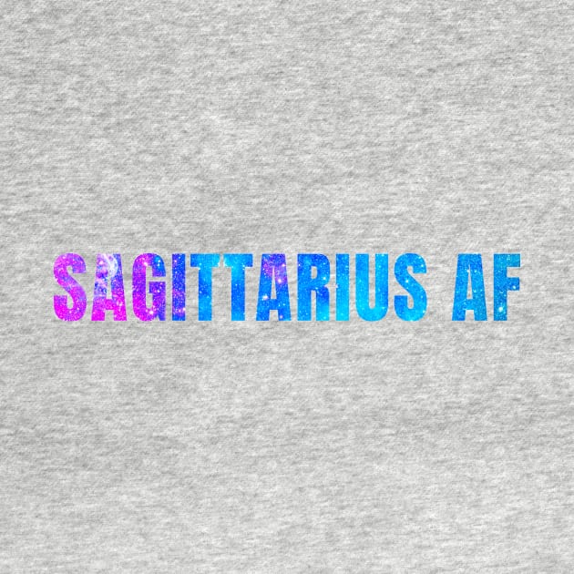 Sagittarius AF / Funny Sagittarius Shirt / Star Sign Zodiac Gift / Horoscope Astrology Gift / Birth Sign Shirt by MeowtakuShop